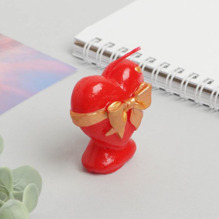 Свеча формовая "Сердце", 5 см