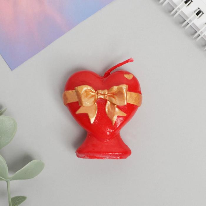 Свеча формовая "Сердце", 5 см