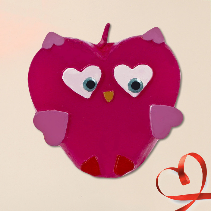 Свеча формовая "Совушка", 5 см