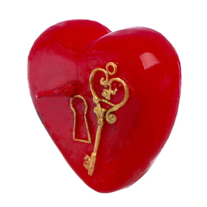 Свеча формовая "Ключ от сердца", 5 см