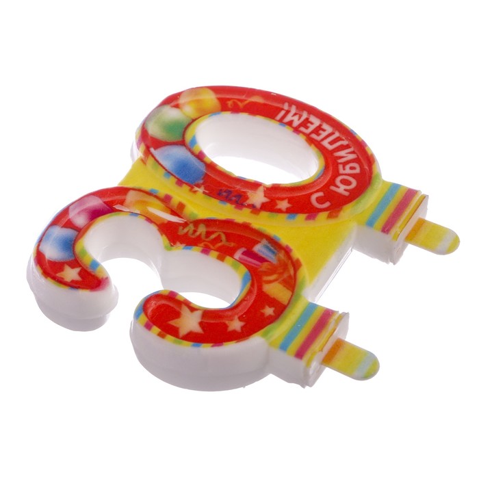 Свеча в торт цифра "30"