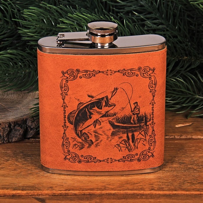 Фляжка "Рыбак и рыба", 210 мл