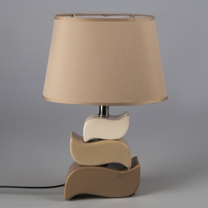 Светильник "Волны" бело-серый 1x25W E14 17x24,5x35 см