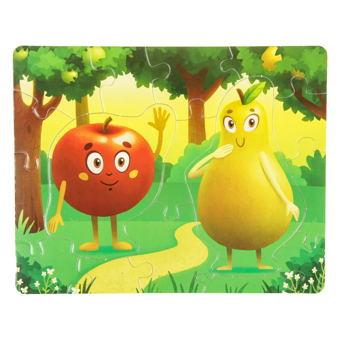 Мягкий пазл на магнитах «Яблоко и груша»