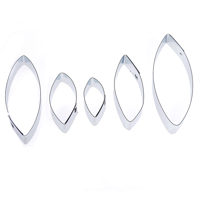 Форма для вырубки (каттер) "Водная лилия" набор 5 деталей (к-0019-2)