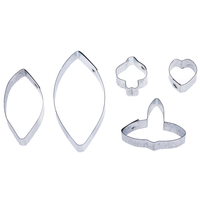 Форма для вырубки (каттер) "Орхидея Anusha fair" набор 5 деталей (к-0024-2)