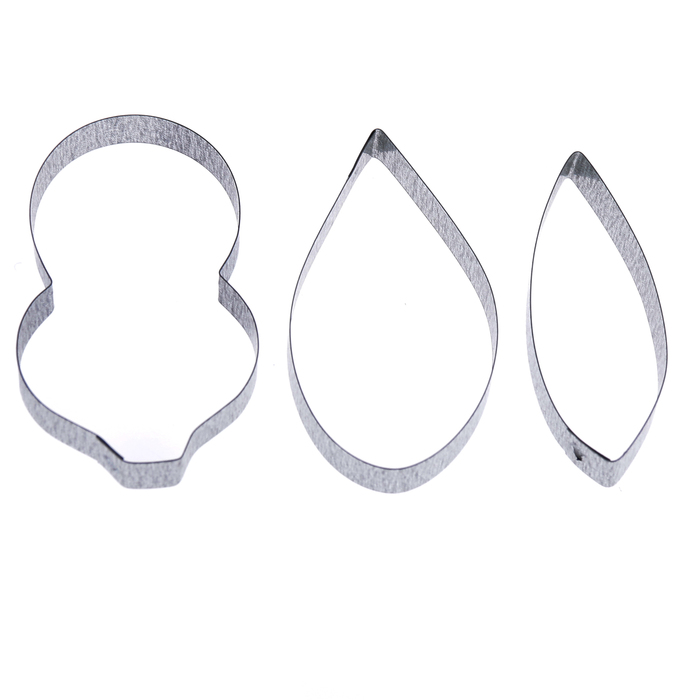 Форма для вырубки (каттер) "Каттлея" мал. набор 3 детали (к-0030-2)