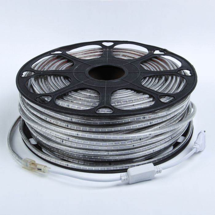 Светодиодная лента 220В,SMD3014, 100 м, IP68, 108 LED, 7,2 Вт/м, 13-15 Лм/LED, AC, МУЛЬТИ
