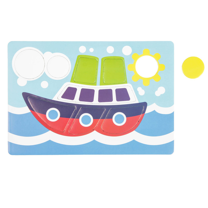 Мягкий конструктор "Пароходик"