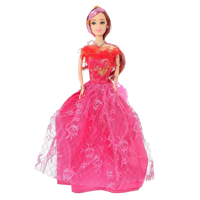 Кукла модель "Лиза" в платье с аксессуарами, МИКС