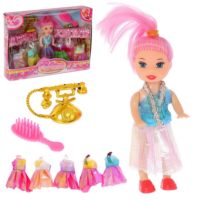 Кукла-малышка "Кристинка" с аксессуарами, МИКС