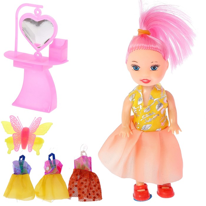Кукла-малышка "Дарья" с аксессуарами, МИКС