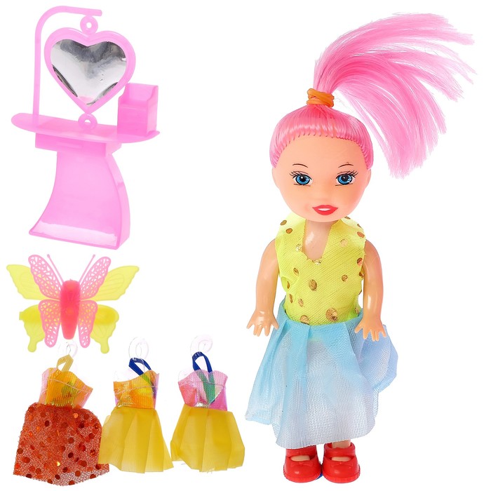 Кукла-малышка "Дарья" с аксессуарами, МИКС