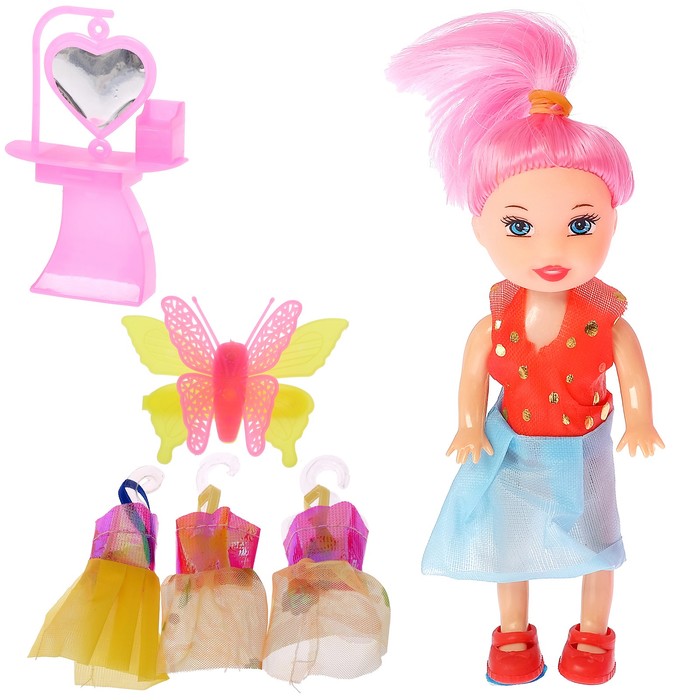 Кукла-малышка "Дарья" с аксессуарами, МИКС