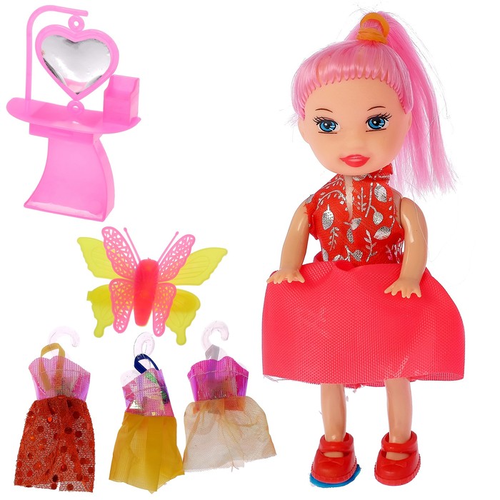 Кукла-малышка "Дарья" с аксессуарами, МИКС