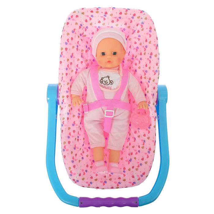 Пупс "Тина" с креслом-переноской, звуковые функции