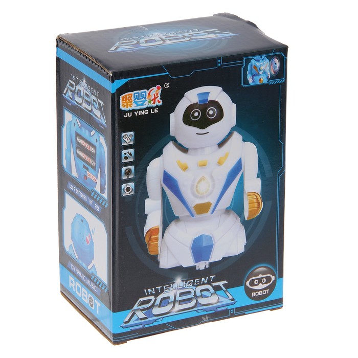 Робот «Космобот», произвольное движение, световые и звуковые эффекты, цвета МИКС