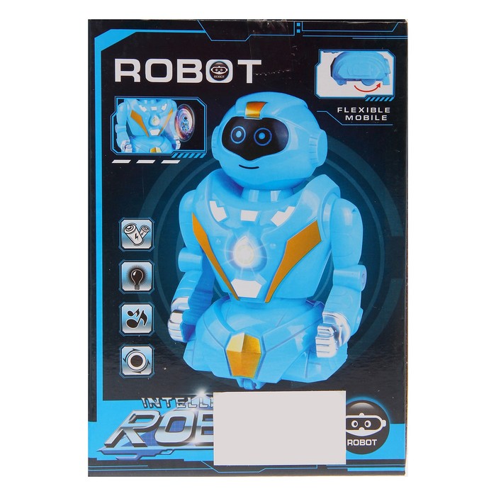 Робот «Космобот», произвольное движение, световые и звуковые эффекты, цвета МИКС