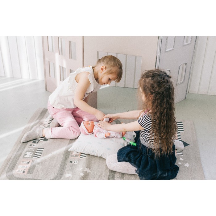 Набор доктора "Лечим малыша" с пупсом, 5 предметов