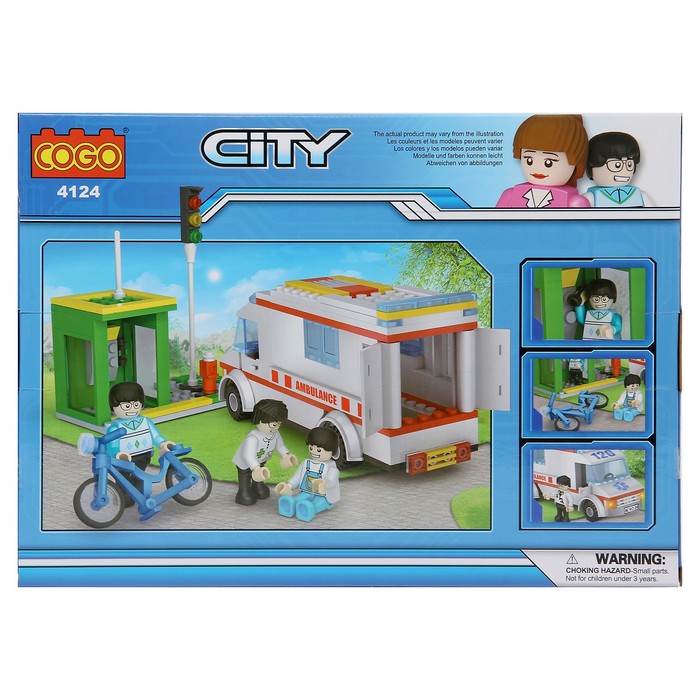 Конструктор «Скорая помощь», 283 детали