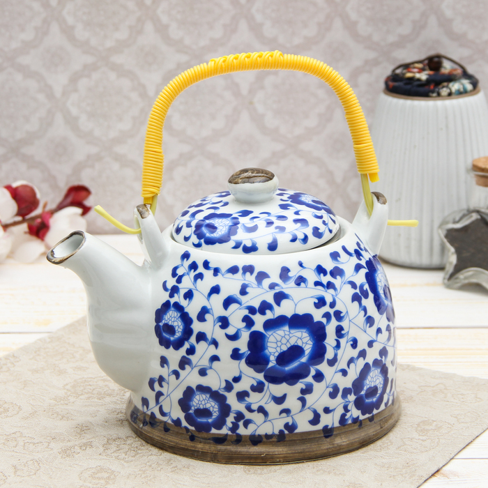 Чайник заварочный 1,05 л "Синий узор"