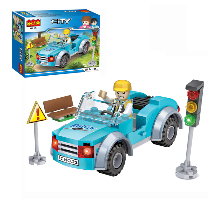 Конструктор «Крутая тачка», 94 детали