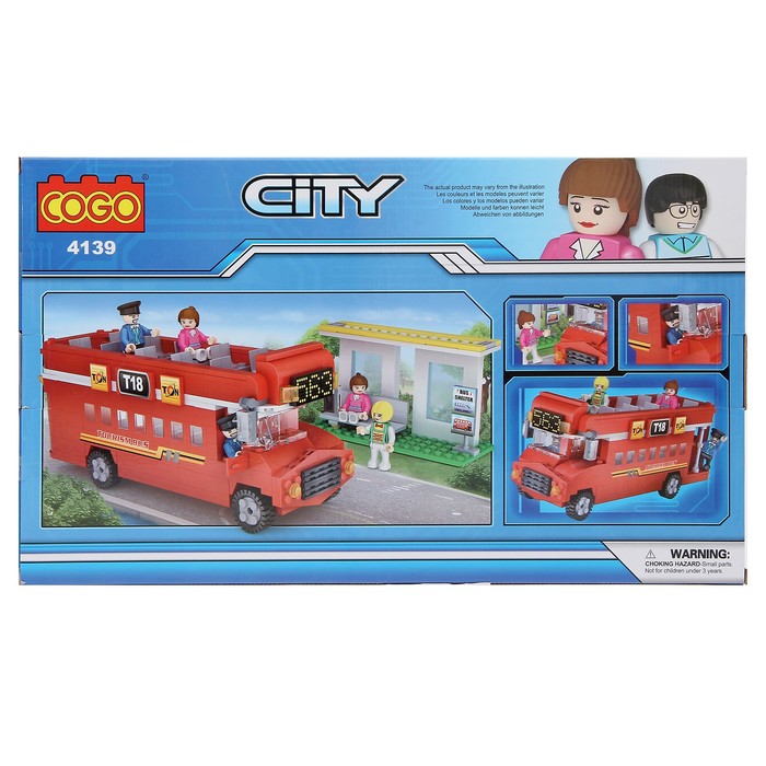 Конструктор «Экскурсионный автобус», 436 деталей