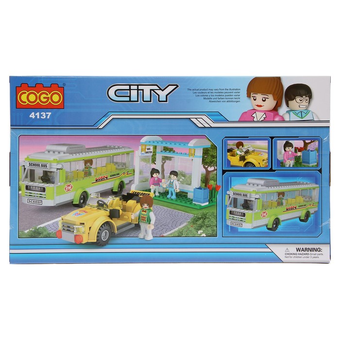 Конструктор «Школьный автобус», 423 детали