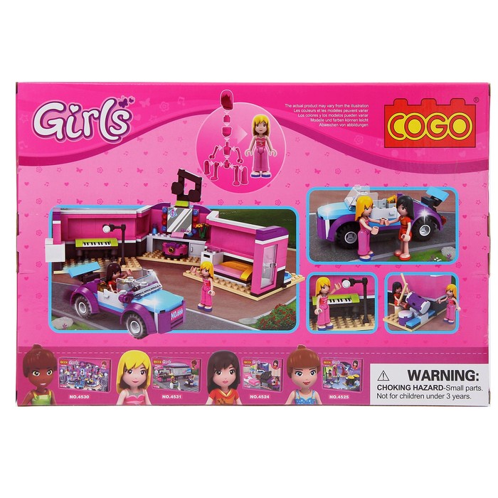 Конструктор «Девчонки: концертная студия», 335 деталей