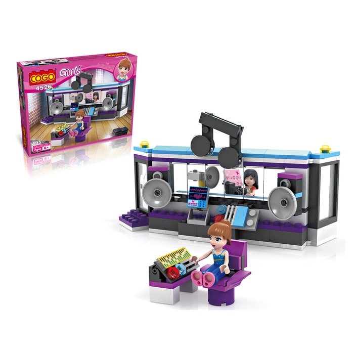 Конструктор «Девчонки: звукозаписывающая студия», 195 деталей