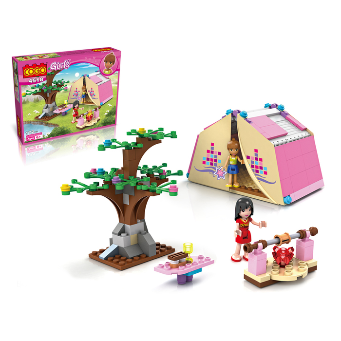 Конструктор «Девчонки: путешествие в джунглях», 172 детали