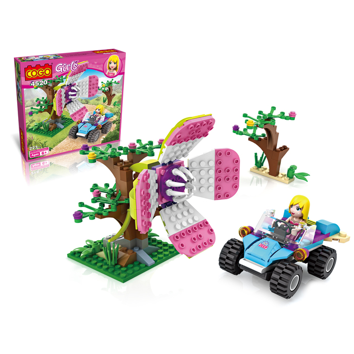 Конструктор «Девчонки: путешествие в джунглях», 223 детали
