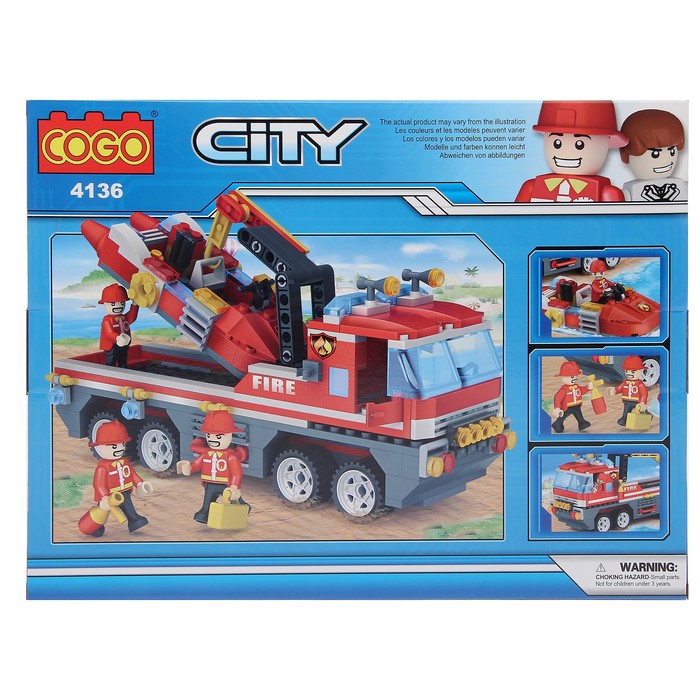 Конструктор «Пожарная команда», 354 детали