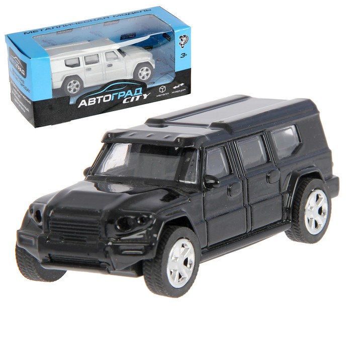 Машина металлическая "Комбат", инерционная, свет, масштаб 1:43, цвета МИКС