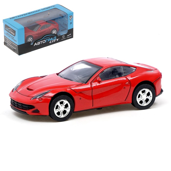 Машина металлическая "Купе", инерционная, свет, масштаб 1:43