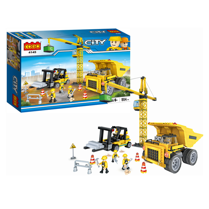 Конструктор «Строительная бригада», 804 детали