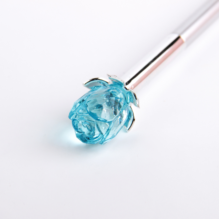 Ручка гелевая-прикол Цветок МИКС