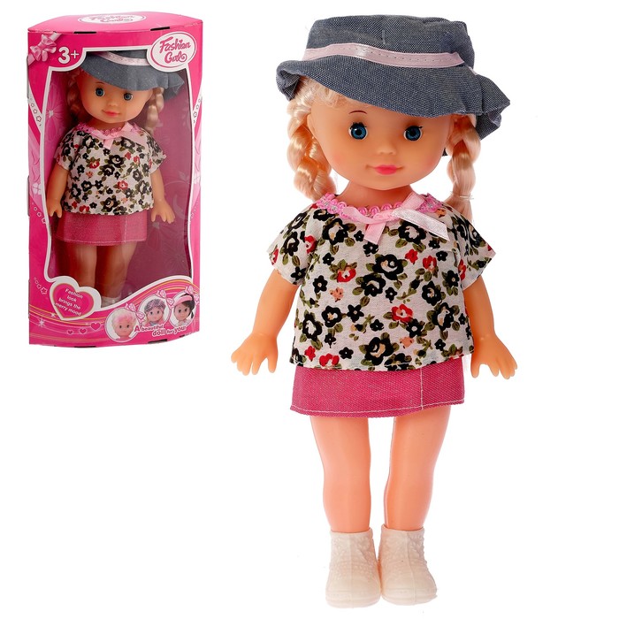 Кукла «Вита» в платье со шляпой