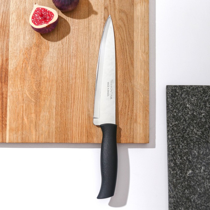 Нож кухонный TRAMONTINA Athus для мяса, лезвие 20 см, сталь AISI 420 нож кухонный tramontina athus для мяса лезвие 20 см сталь aisi 420
