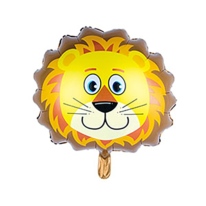 Шар фольгированный 25" "Львенок голова"