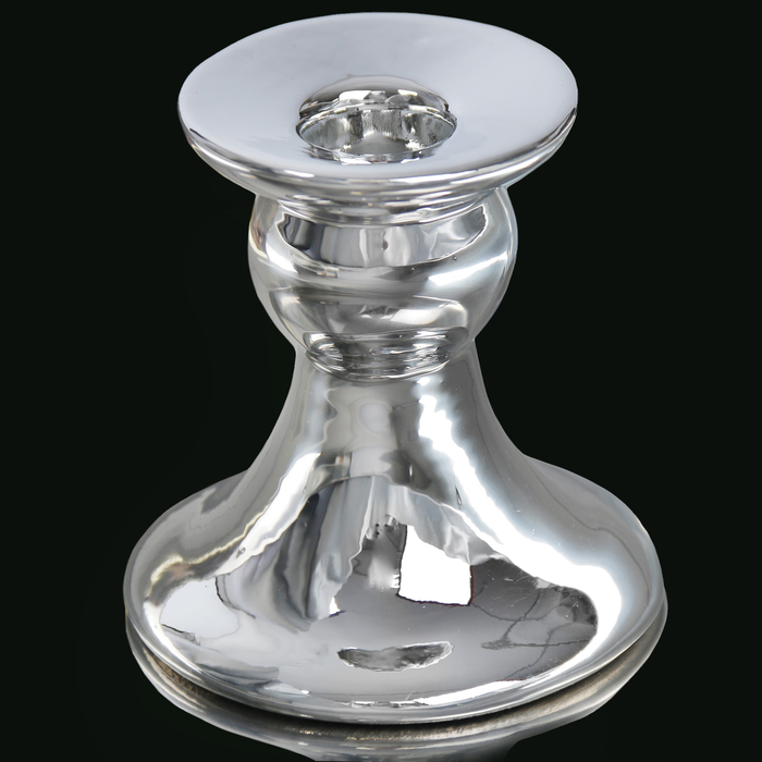 Подсвечник керамика 1 свеча "Лаконичность" МИКС 8,8х8,5х8,5 см