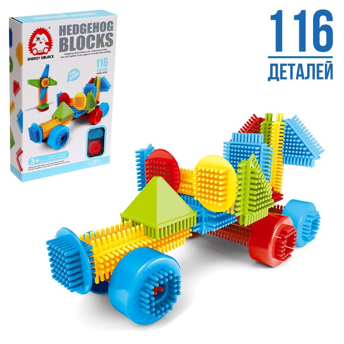 

Конструктор игольчатый «MINI BRISTLES Машина», 116 деталей