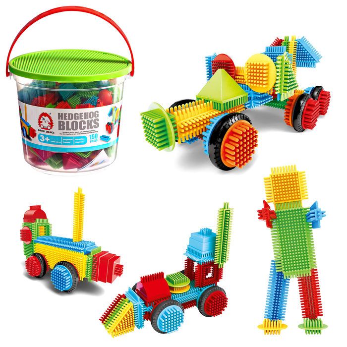 

Конструктор игольчатый BRISTLES «Машина», 150 деталей