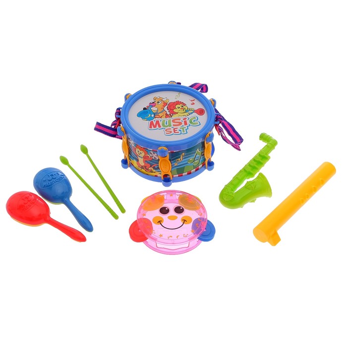 Набор музыкальных инструментов "Музыкальный рай", 6 предметов, МИКС