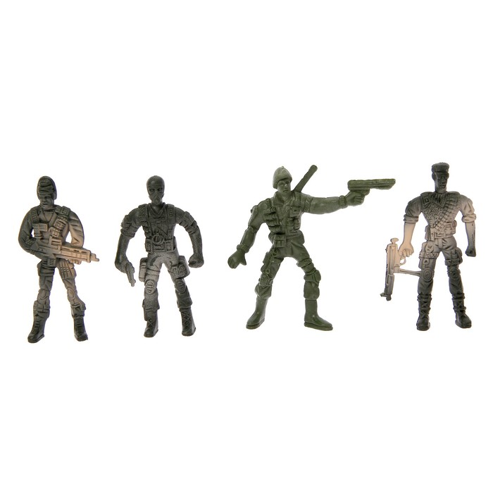 Железная дорога "Военный эшелон", с техникой, световые и звуковые эффекты, работает от батареек