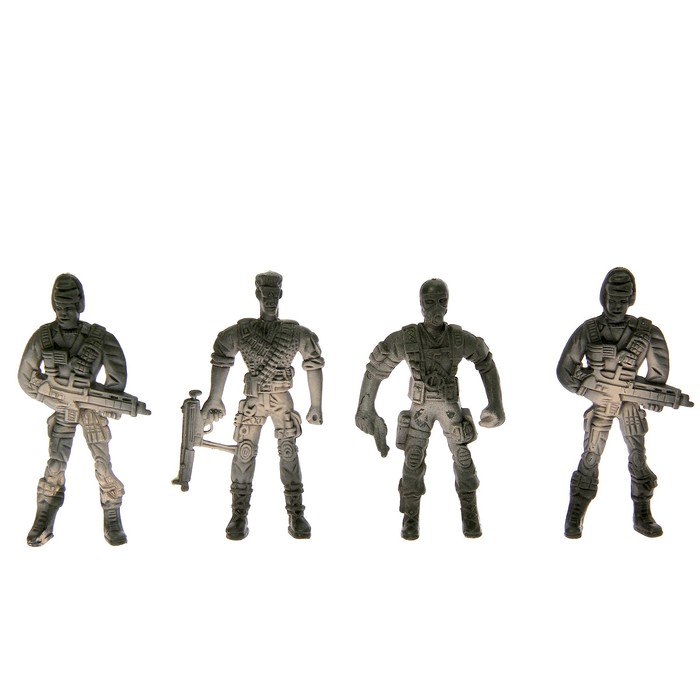 Железная дорога "Военный эшелон", с техникой, световые и звуковые эффекты, работает от батареек