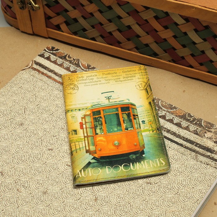 Обложка для автодокументов "Трамвай"