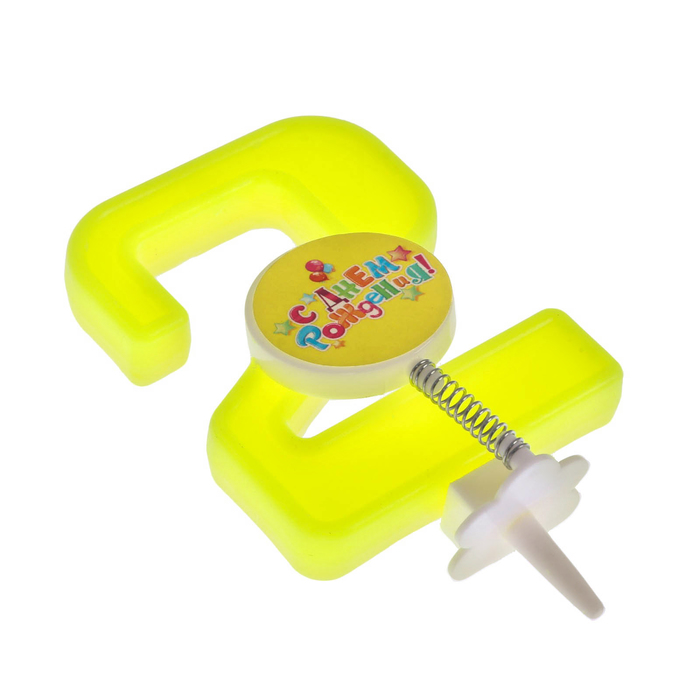 Свеча цифра "2"