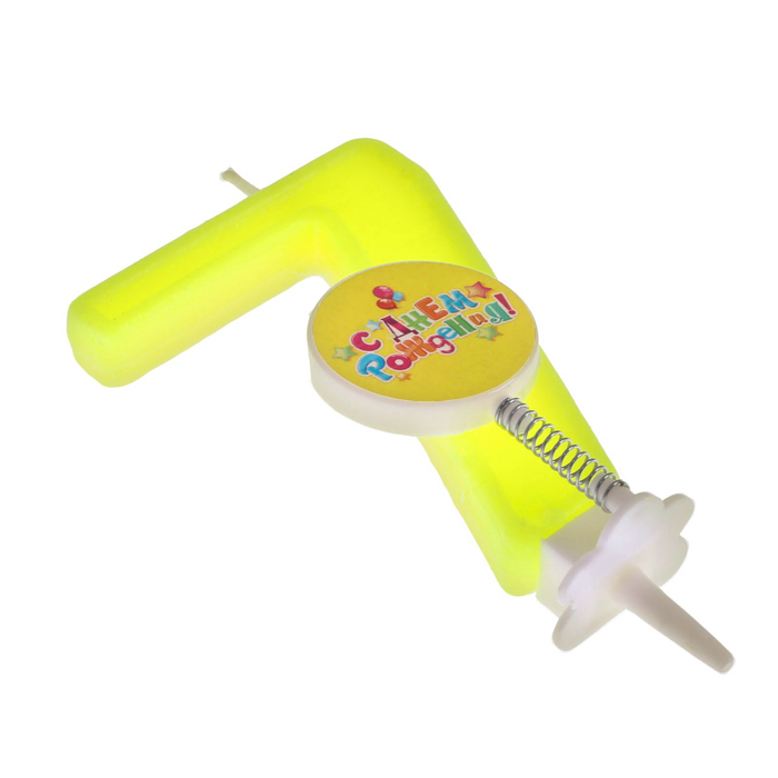 Свеча цифра "7"