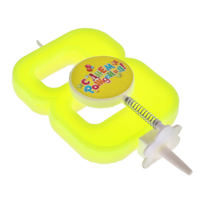 Свеча цифра "8"